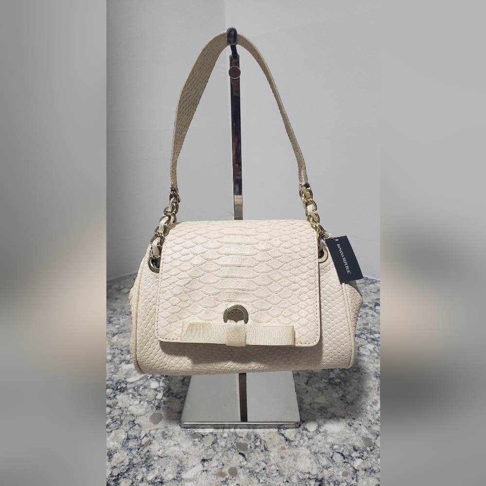 Banana Republic Cream Mini Bag
